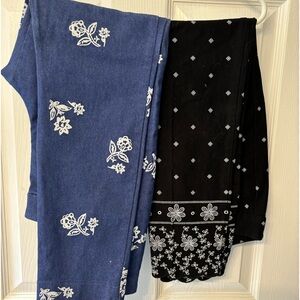 Lot of 2, Old Navy Pixie crop pants, size 6